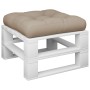 Cojín para sofá de palets de tela gris taupé 60x60x12 cm de , Cojines para sillas y sofás - Ref: Foro24-360455, Precio: 37,44...