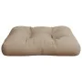 Cojín para sofá de palets de tela gris taupé 60x60x12 cm de , Cojines para sillas y sofás - Ref: Foro24-360455, Precio: 31,04...