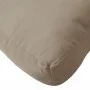 Cojín para sofá de palets de tela gris taupé 60x60x12 cm de , Cojines para sillas y sofás - Ref: Foro24-360455, Precio: 31,04...