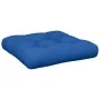 Cojín para sofá de palets de tela azul 60x60x12 cm de , Cojines para sillas y sofás - Ref: Foro24-360457, Precio: 26,35 €, De...