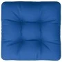 Cojín para sofá de palets de tela azul 60x60x12 cm de , Cojines para sillas y sofás - Ref: Foro24-360457, Precio: 26,35 €, De...