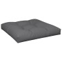 Cojín para sofá de palets de tela antracita 70x70x12 cm de , Cojines para sillas y sofás - Ref: Foro24-360469, Precio: 51,01 ...