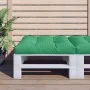 Cojín para sofá de palets de tela verde 70x70x12 cm de , Cojines para sillas y sofás - Ref: Foro24-360474, Precio: 30,26 €, D...