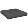 Cojín para sofá de palets de tela negro 70x70x12 cm de , Cojines para sillas y sofás - Ref: Foro24-360476, Precio: 46,43 €, D...