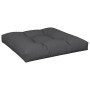 Cojín para sofá de palets de tela negro 70x70x12 cm de , Cojines para sillas y sofás - Ref: Foro24-360476, Precio: 50,08 €, D...