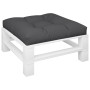 Cojín para sofá de palets de tela negro 70x70x12 cm de , Cojines para sillas y sofás - Ref: Foro24-360476, Precio: 50,08 €, D...