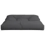 Cojín para sofá de palets de tela negro 70x70x12 cm de , Cojines para sillas y sofás - Ref: Foro24-360476, Precio: 46,43 €, D...