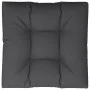 Cojín para sofá de palets de tela negro 70x70x12 cm de , Cojines para sillas y sofás - Ref: Foro24-360476, Precio: 46,43 €, D...