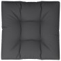Cojín para sofá de palets de tela negro 70x70x12 cm de , Cojines para sillas y sofás - Ref: Foro24-360476, Precio: 50,08 €, D...
