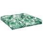 Cojín para sofá de palés estampado de hojas 70x70x12 cm de , Cojines para sillas y sofás - Ref: Foro24-360481, Precio: 33,99 ...