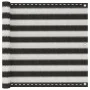 HDPE-Balkonmarkise 90x500 cm Anthrazitgrau und Weiß von vidaXL, Sonnenschirme - Ref: Foro24-310854, Preis: 11,92 €, Rabatt: %