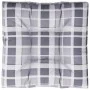 Cojín para sofá de palets de tela a cuadros gris 70x70x12 cm de , Cojines para sillas y sofás - Ref: Foro24-360483, Precio: 2...