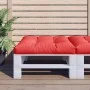 Cojín para sofá de palets de tela rojo 80x80x12 cm de , Cojines para sillas y sofás - Ref: Foro24-360497, Precio: 30,18 €, De...