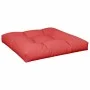 Cojín para sofá de palets de tela rojo 80x80x12 cm de , Cojines para sillas y sofás - Ref: Foro24-360497, Precio: 30,18 €, De...