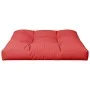 Cojín para sofá de palets de tela rojo 80x80x12 cm de , Cojines para sillas y sofás - Ref: Foro24-360497, Precio: 30,18 €, De...
