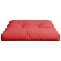 Cojín para sofá de palets de tela rojo 80x80x12 cm de , Cojines para sillas y sofás - Ref: Foro24-360497, Precio: 30,18 €, De...
