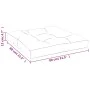 Cojín para sofá de palets de tela rojo 80x80x12 cm de , Cojines para sillas y sofás - Ref: Foro24-360497, Precio: 30,18 €, De...