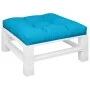 Cojín para sofá de palets de tela azul 80x80x12 cm de , Cojines para sillas y sofás - Ref: Foro24-360495, Precio: 38,26 €, De...