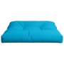 Cojín para sofá de palets de tela azul 80x80x12 cm de , Cojines para sillas y sofás - Ref: Foro24-360495, Precio: 40,17 €, De...