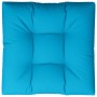 Cojín para sofá de palets de tela azul 80x80x12 cm de , Cojines para sillas y sofás - Ref: Foro24-360495, Precio: 40,17 €, De...