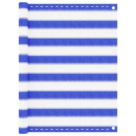 Toldo para balcón HDPE amarillo y blanco 90x300 cm de vidaXL, Sombrillas - Ref: Foro24-310888, Precio: 11,58 €, Descuento: %