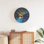 Reloj de pared poliestireno y cristal dorado y azul Ø29,5 cm de , Relojes de pared - Ref: Foro24-4008407, Precio: 17,84 €, De...