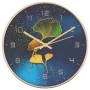 Reloj de pared poliestireno y cristal dorado y azul Ø29,5 cm de , Relojes de pared - Ref: Foro24-4008407, Precio: 17,84 €, De...