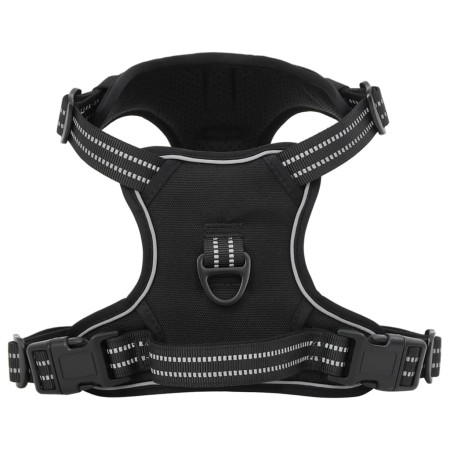 Arnés para perros con correa y collar ajustable negro M de , Productos para perros - Ref: Foro24-4013385, Precio: 24,50 €, De...