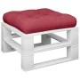Cojín para sofá de palets de tela rojo tinto 50x50x12 cm de , Cojines para sillas y sofás - Ref: Foro24-360434, Precio: 24,71...