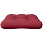 Cojín para sofá de palets de tela rojo tinto 50x50x12 cm de , Cojines para sillas y sofás - Ref: Foro24-360434, Precio: 24,71...