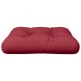 Cojín para sofá de palets de tela rojo tinto 50x50x12 cm de , Cojines para sillas y sofás - Ref: Foro24-360434, Precio: 25,12...