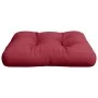 Cojín para sofá de palets de tela rojo tinto 50x50x12 cm de , Cojines para sillas y sofás - Ref: Foro24-360434, Precio: 24,71...