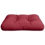 Cojín para sofá de palets de tela rojo tinto 50x50x12 cm de , Cojines para sillas y sofás - Ref: Foro24-360434, Precio: 25,12...