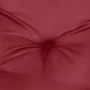 Cojín para sofá de palets de tela rojo tinto 50x50x12 cm de , Cojines para sillas y sofás - Ref: Foro24-360434, Precio: 24,71...