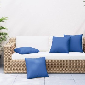 Cojines de sofá 4 unidades tela azul royal 50x50 cm de , Cojines para sillas y sofás - Ref: Foro24-360391, Precio: 41,87 €, D...