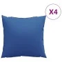 Cojines de sofá 4 unidades tela azul royal 50x50 cm de , Cojines para sillas y sofás - Ref: Foro24-360391, Precio: 41,30 €, D...
