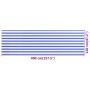 Toldo para balcón HDPE azul y blanco 120x400 cm de vidaXL, Sombrillas - Ref: Foro24-310893, Precio: 15,26 €, Descuento: %