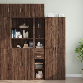 Armario estrecho madera ingeniería marrón roble 30x42,5x225 cm de , Aparadores - Ref: Foro24-3281272, Precio: 131,09 €, Descu...