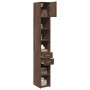 Armario estrecho madera ingeniería marrón roble 30x42,5x225 cm de , Aparadores - Ref: Foro24-3281272, Precio: 132,93 €, Descu...