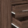 Armario estrecho madera ingeniería marrón roble 30x42,5x225 cm de , Aparadores - Ref: Foro24-3281272, Precio: 132,93 €, Descu...