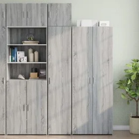 Armario estrecho madera ingeniería gris Sonoma 40x42,5x225 cm de , Aparadores - Ref: Foro24-3281285, Precio: 167,16 €, Descue...