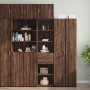 Armario estrecho madera ingeniería marrón roble 45x42,5x225 cm de , Aparadores - Ref: Foro24-3281300, Precio: 169,85 €, Descu...