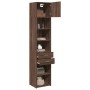 Armario estrecho madera ingeniería marrón roble 45x42,5x225 cm de , Aparadores - Ref: Foro24-3281300, Precio: 169,85 €, Descu...