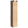 Armario estrecho madera ingeniería marrón roble 45x42,5x225 cm de , Aparadores - Ref: Foro24-3281300, Precio: 169,85 €, Descu...