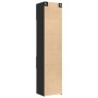 Armario estrecho madera de ingeniería negro 50x42,5x225 cm de , Aparadores - Ref: Foro24-3281309, Precio: 189,29 €, Descuento: %