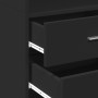 Armario estrecho madera de ingeniería negro 50x42,5x225 cm de , Aparadores - Ref: Foro24-3281309, Precio: 189,29 €, Descuento: %