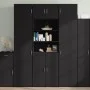 Armario de madera de ingeniería negro 70x42,5x225 cm de , Aparadores - Ref: Foro24-3281316, Precio: 228,45 €, Descuento: %