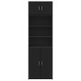 Armario de madera de ingeniería negro 70x42,5x225 cm de , Aparadores - Ref: Foro24-3281316, Precio: 232,43 €, Descuento: %