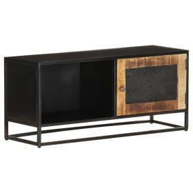 Mueble para TV de madera maciza de mango rugosa 90x30x40 cm en Muebles TV | Comprar online en Foru.es