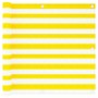 Toldo para balcón HDPE amarillo y blanco 90x300 cm de vidaXL, Sombrillas - Ref: Foro24-310876, Precio: 18,50 €, Descuento: %